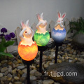 Courtyard Resin Lamp Lapin en forme